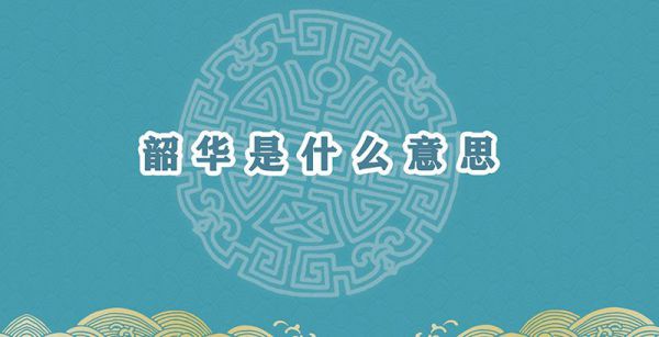 韶华是什么意思