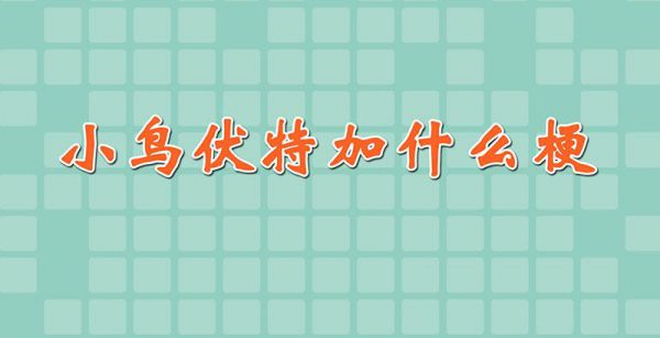小鸟伏特加什么梗