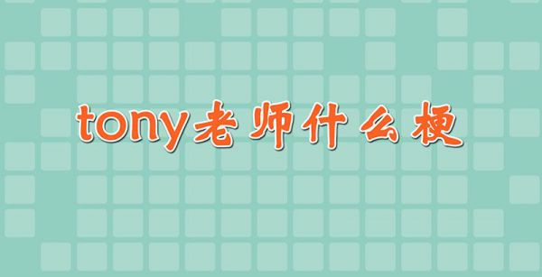 tony老师什么梗