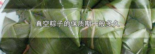 真空粽子的保质期一般多久