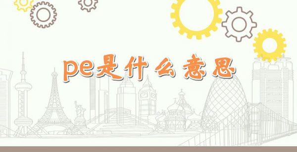 pe是什么意思