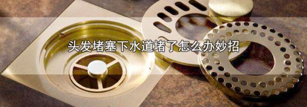 头发堵塞下水道堵了怎么办妙招