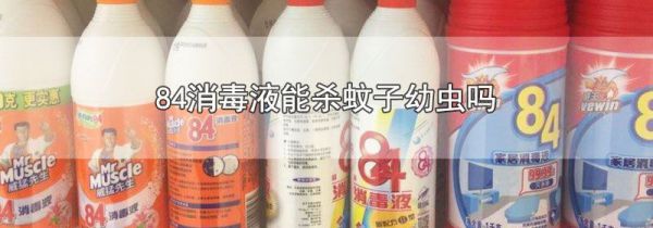 84消毒液能杀蚊子幼虫吗