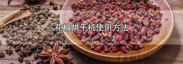 花椒烘干机使用方法