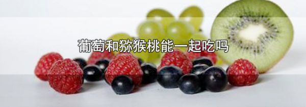 葡萄和猕猴桃能一起吃吗