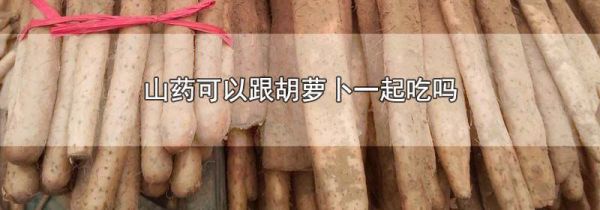 山药可以跟胡萝卜一起吃吗