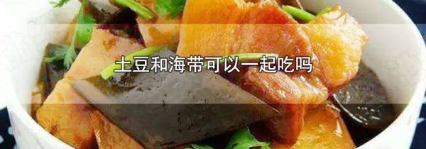 土豆和海带可以一起吃吗