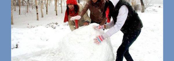 怎么堆雪人