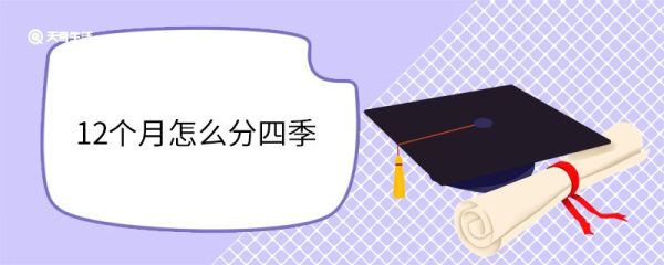 12个月怎么分四季 四季是怎么形成的