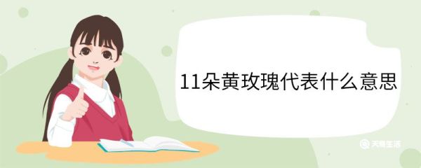 11朵黄玫瑰代表什么意思 黄玫瑰的花期是几月份