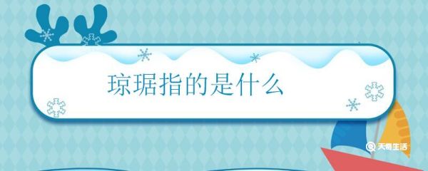 琼琚指是什么 琼琚是什么意思