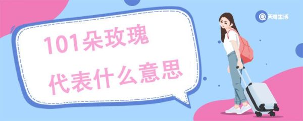 101朵玫瑰代表什么意思，玫瑰的象征意义