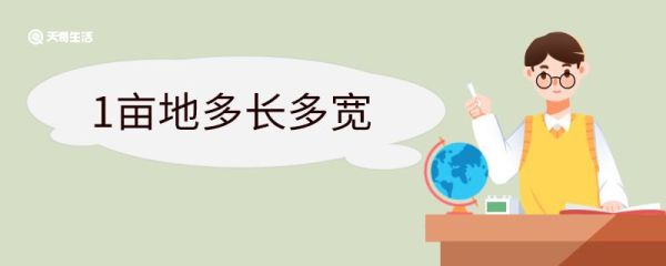 1亩地多长多宽 亩是什么单位