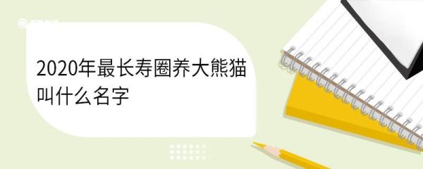 2020年最长寿圈养大熊猫叫什么名字 活了多久