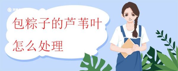 包粽子的芦苇叶怎么处理 包粽子可以用哪些叶子