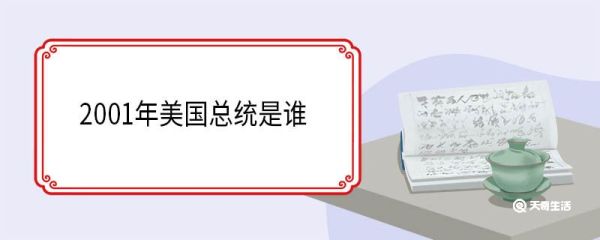 2001年美国总统是谁 2001年美国总统是第几任