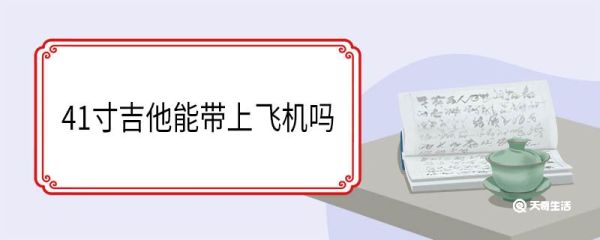 41寸吉他能带上飞机吗 吉他飞机托运会损坏吗