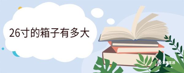 26寸的箱子有多大 26寸行李箱可以坐高铁吗