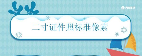 二寸证件照标准像素 二寸照的像素是多少