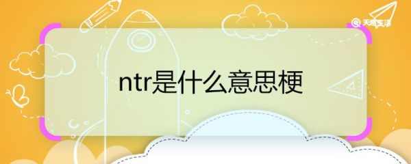 ntr是什么意思梗 ntr这个梗是什么意思