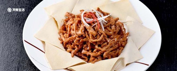 京酱肉丝是哪里的菜 京酱肉丝的由来