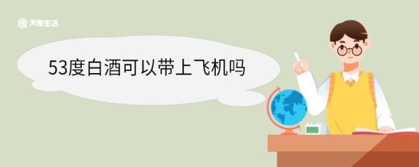 53度白酒可以带上飞机吗 白酒飞机托运怎么包装