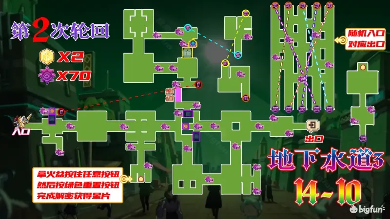 坎公骑冠剑恶魔郡14章地图全收集探索攻略