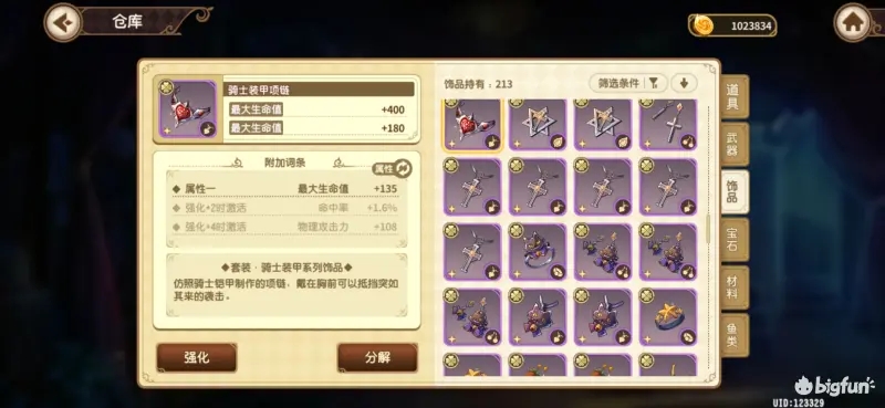 宝石研物语伊恩之石饰品搭配攻略