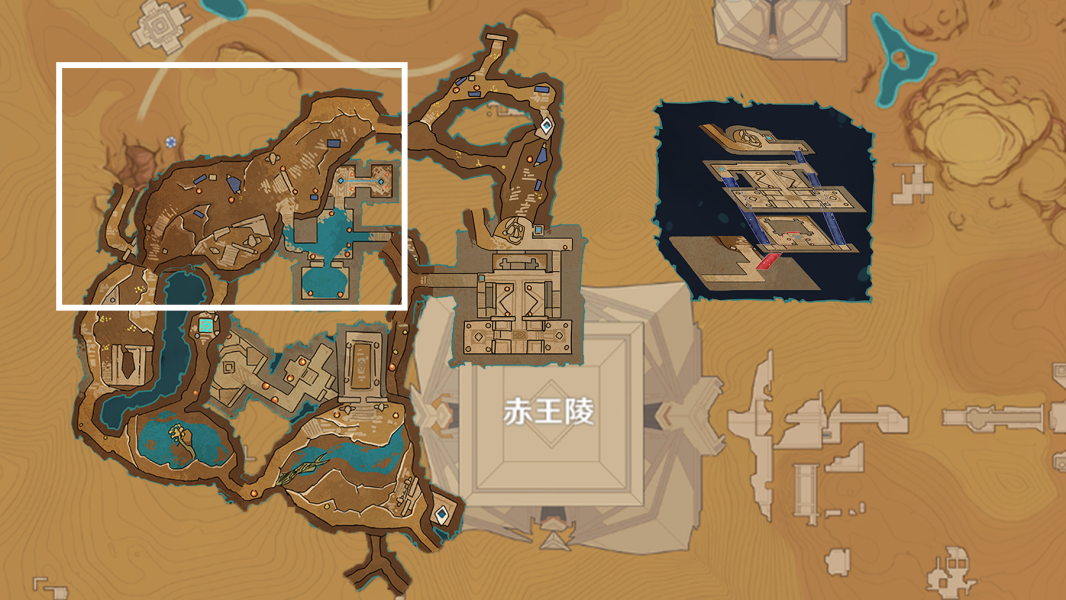 原神3.1沙漠地下空间探索指南地图一览