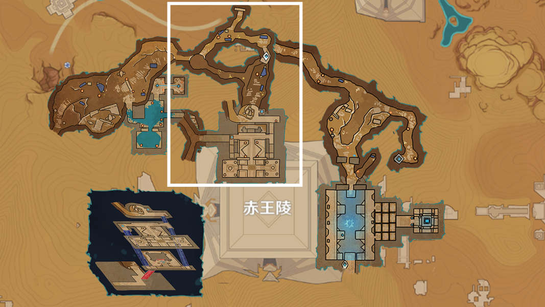原神3.1沙漠地下空间探索指南地图一览