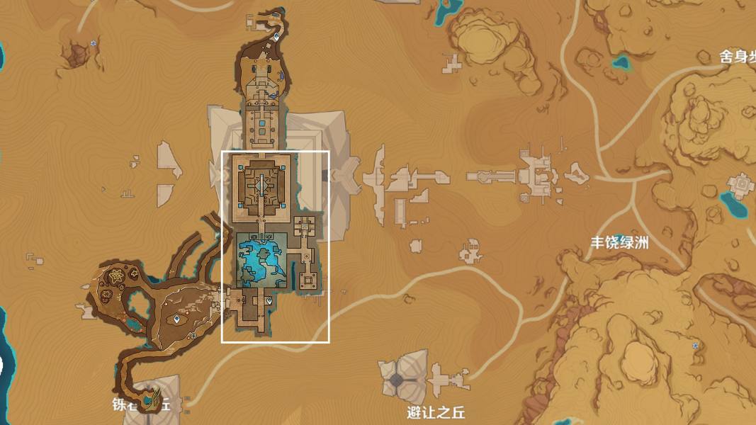 原神3.1沙漠地下空间探索指南地图一览