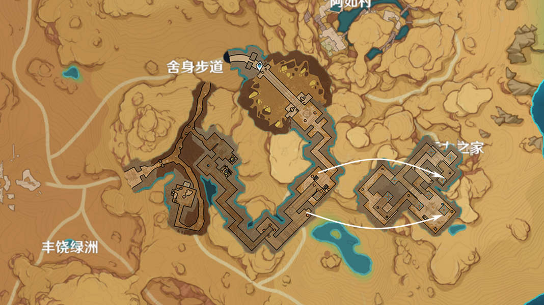 原神3.1沙漠地下空间探索指南地图一览