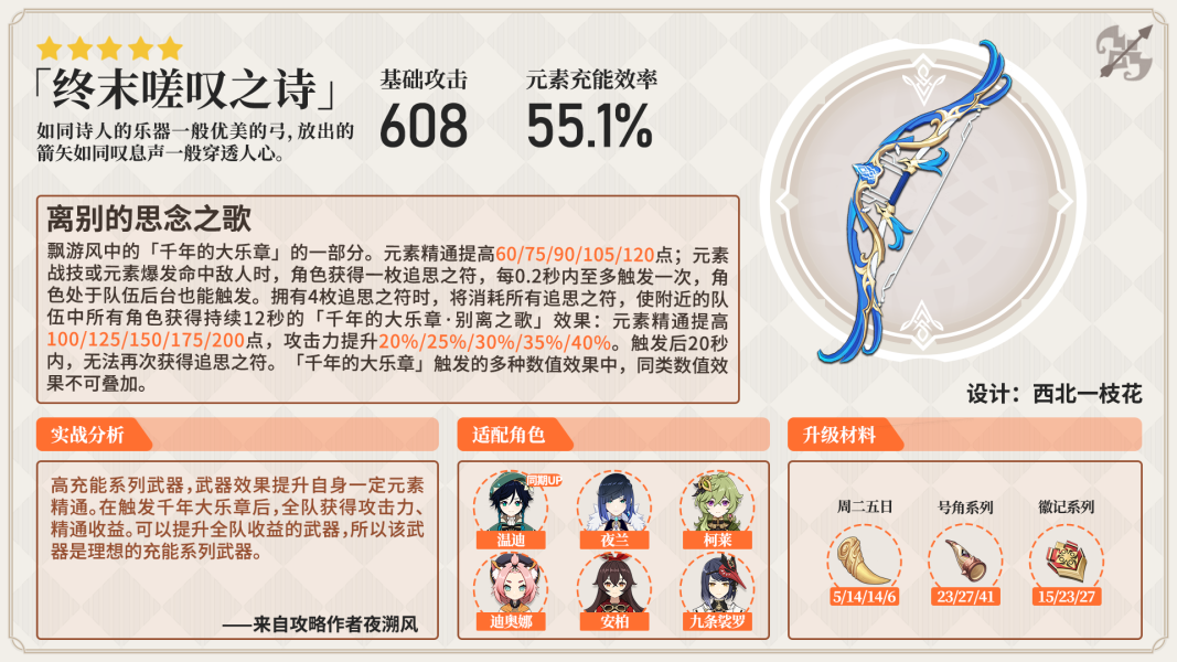 原神3.1武器池值得抽吗