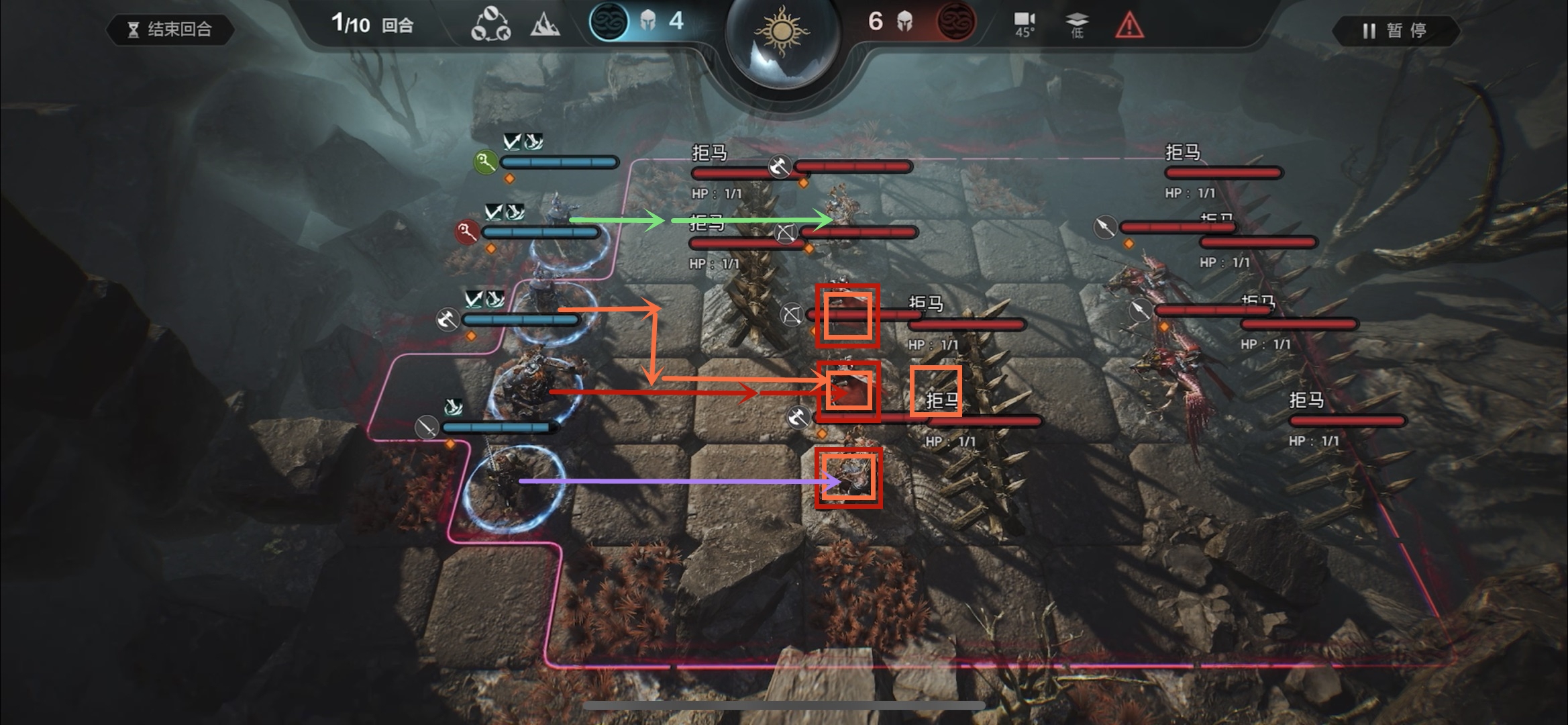 环形战争卡索登7-2通关攻略