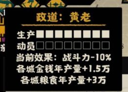 无悔华夏政道倾向选择攻略