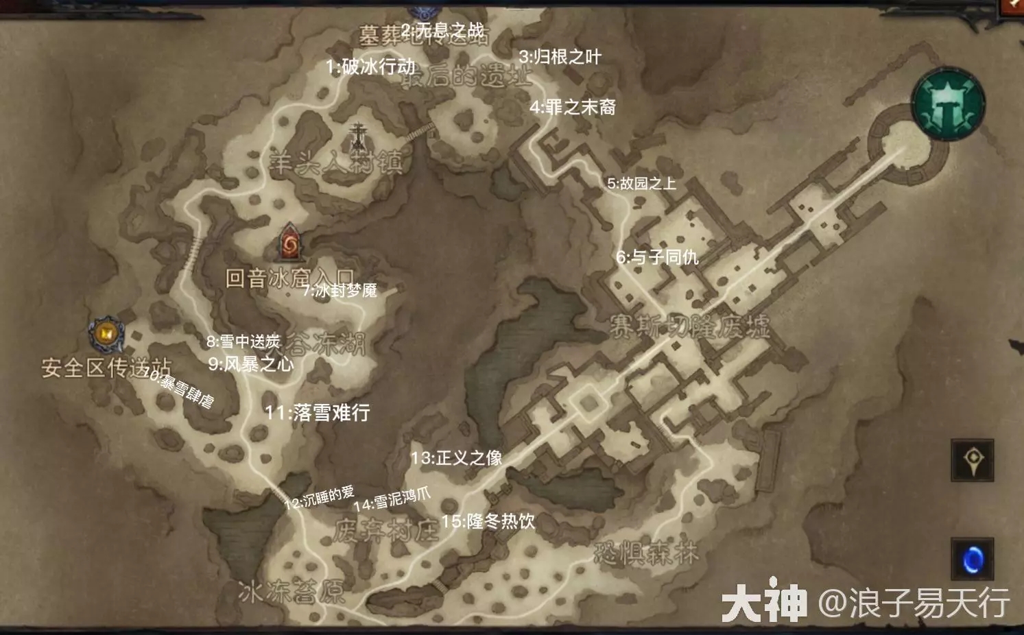 暗黑破坏神不朽冰雪苔原探索目标完成攻略大全