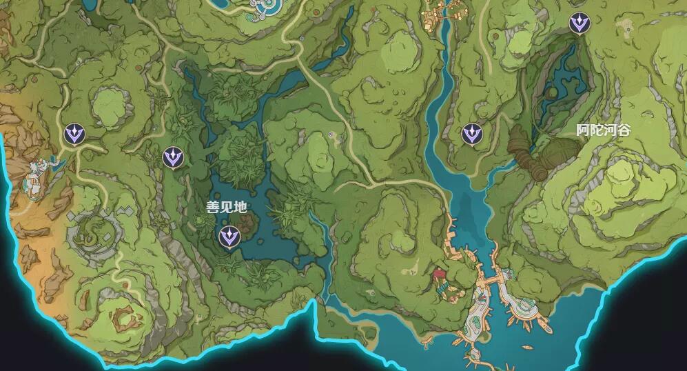 原神3.0须弥观景点位置一览