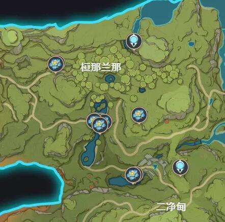 原神劫波莲采集路线推荐