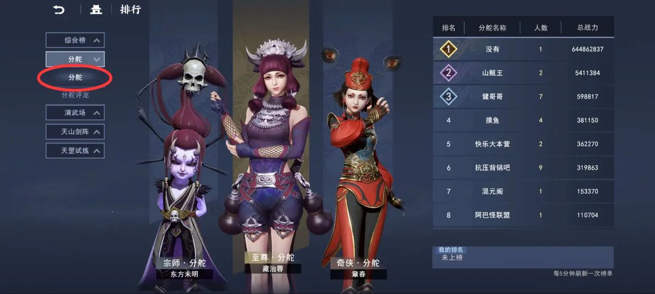 不良人3分舵榜冲榜技巧分享