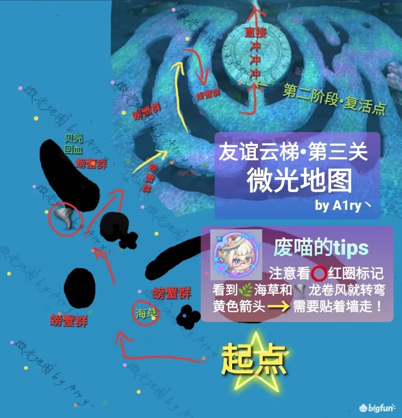 奥比岛梦想国度友谊云梯地图攻略大全