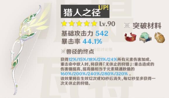 原神猎人之径适合谁使用