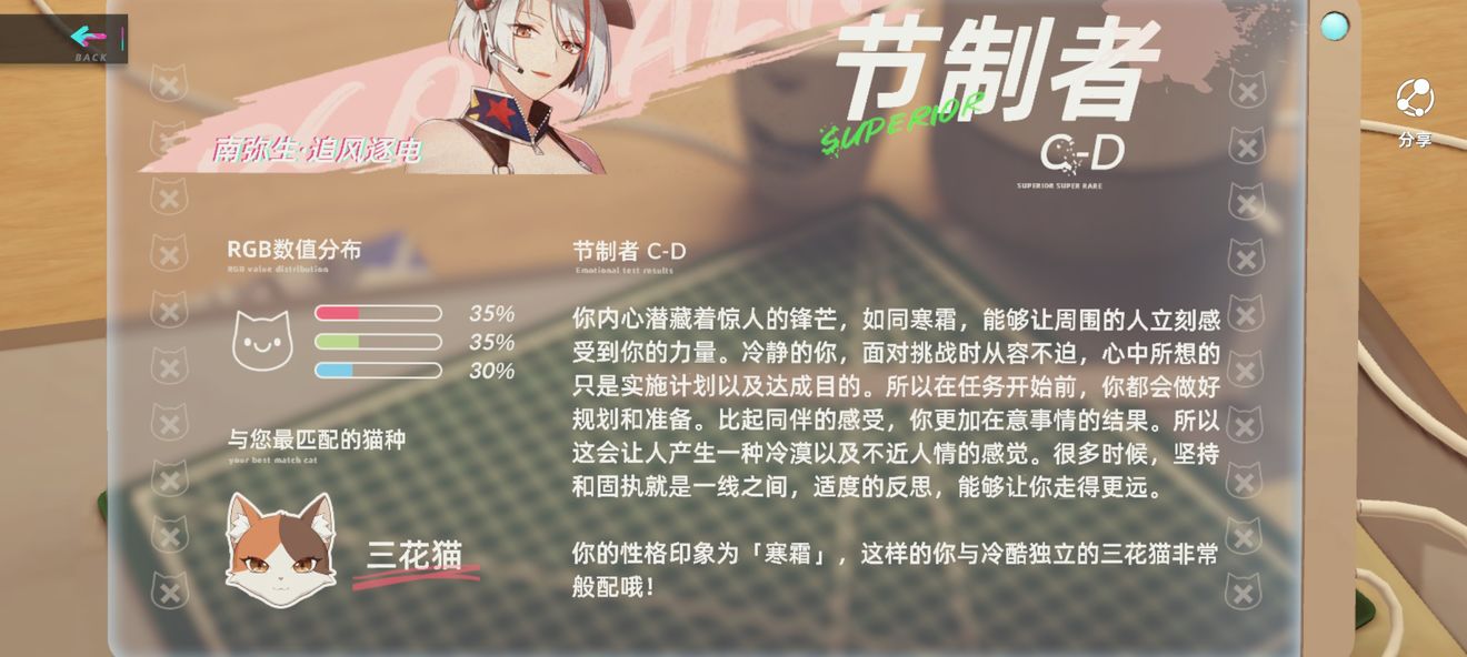 猫之城情绪测试有什么用