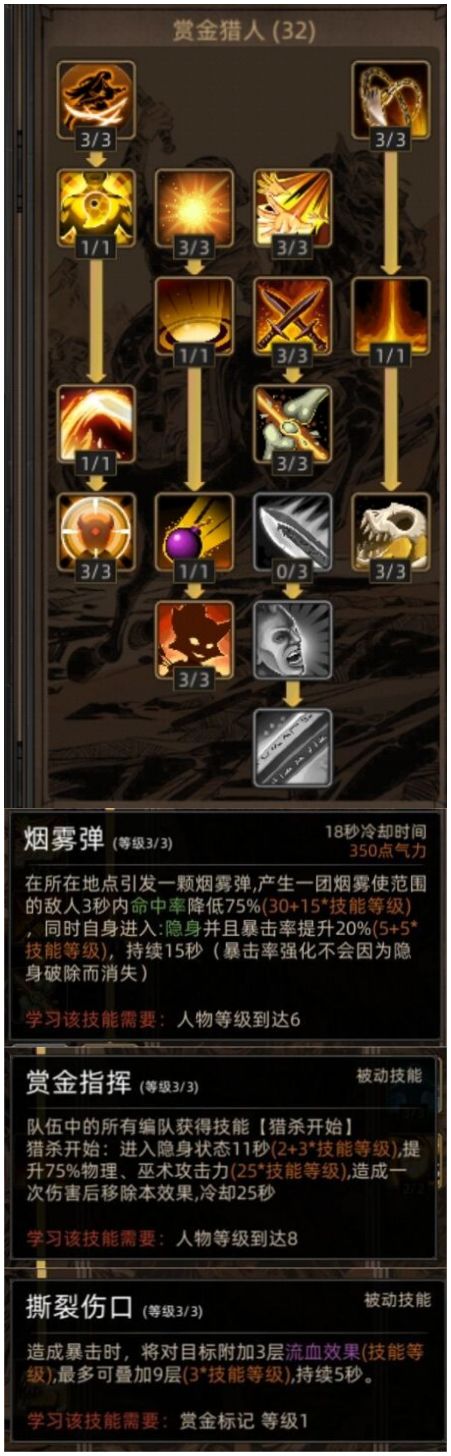 部落与弯刀手游鬣狗隐身流血流派玩法攻略