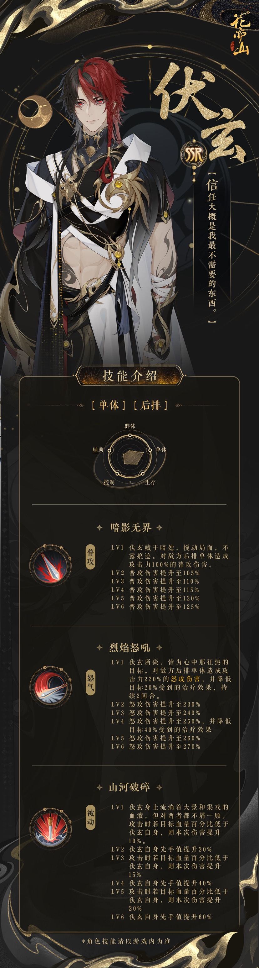 花亦山心之月伏玄怎么样