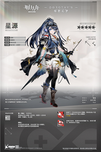 明日方舟星源技能介绍