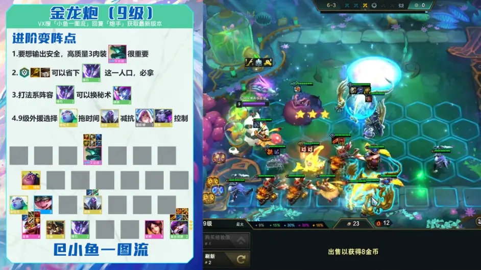 金铲铲之战巨龙之巢金龙小炮阵容攻略
