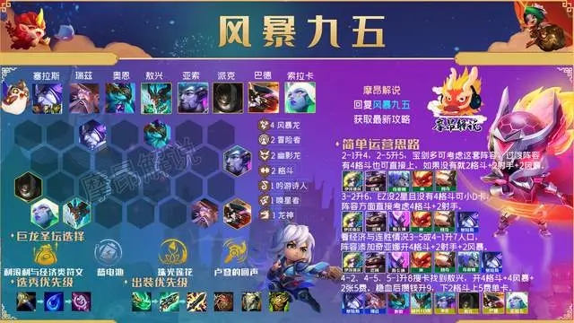 金铲铲之战巨龙之巢风暴九五玩法攻略