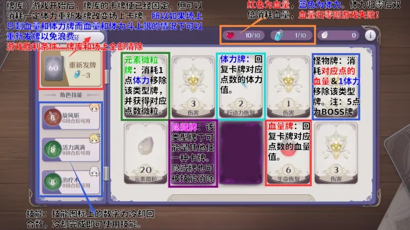 玛娜希斯回响元素牌技巧分享