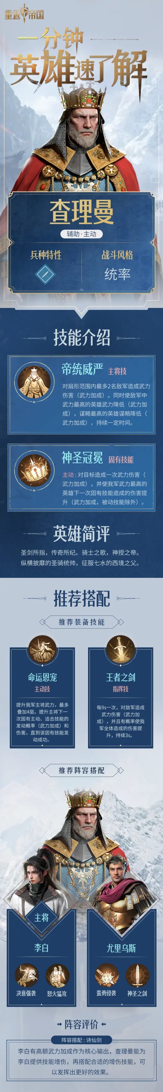 重返帝国查理曼强度测评攻略