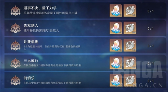 崩坏星穹铁道战意奔涌成就一览